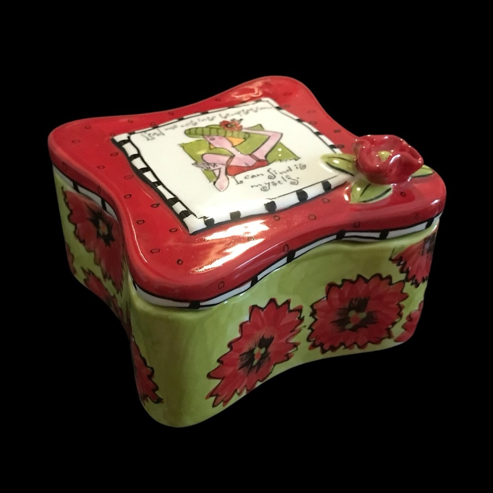 Bodacious Babes Joyce Shelton Ceramic Jewelry Box